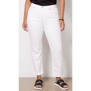 Agolde Riley High Rise Straight Crop‎ Jeans (Whip)